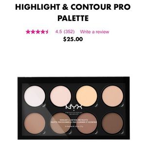 Brand new NYX highlight & contour pro palette